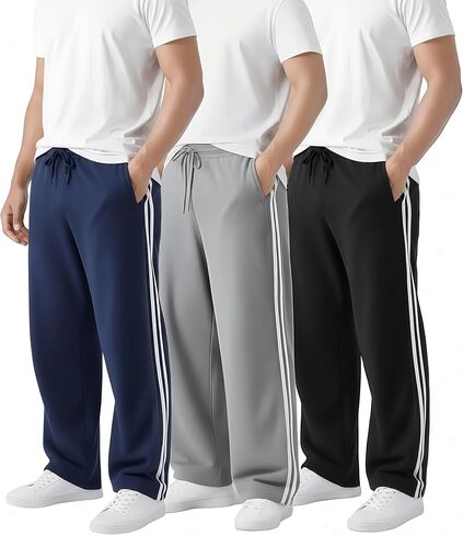 بنطال مبطن بالصوف للأطفال الأولاد برباط، بنطلون رياضي دافئ، 3 قطع، 4-16 سنة in Kuwait