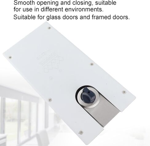 Floor Spring, Double Acting Hydraulic Door Closer, 2 Speed Control Buffer with Central Suspension, Ideal for Glass & Framed Doors Up to 110KG in Saudi Arabia