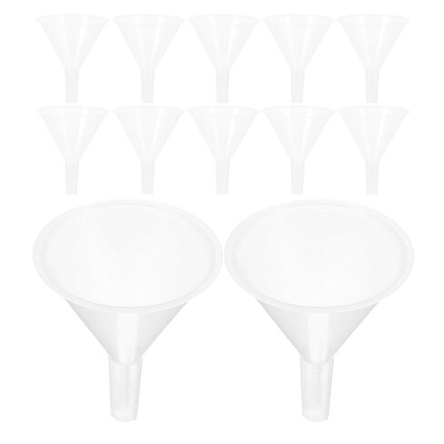 GARVALON 20pcs Plastic Funnels with Short Stem 60mm for Laboratory Use, Liquid Transfer and Filtration Funnels for Students and Scientific Experiments in Kuwait