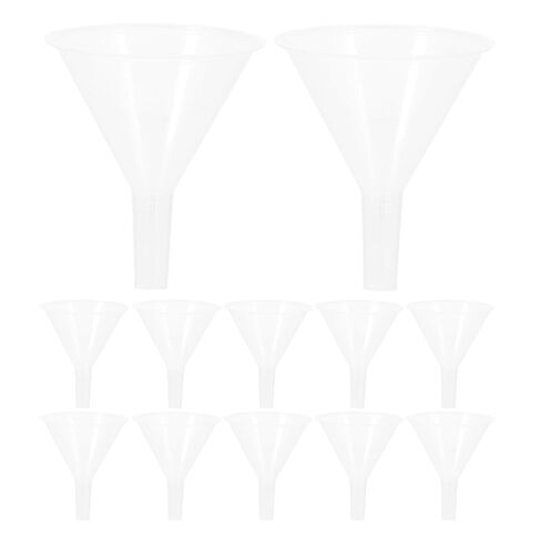 Luxshiny 20pcs Plastic Short Stem Funnels 60mm Laboratory Separatory Funnels for Filling Bottles and Filtering Liquids in Scientific and Kitchen Use in Kuwait