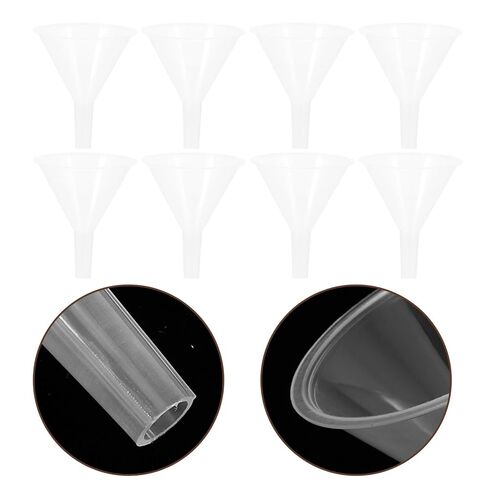 NUOBESTY 20pcs Short Stem Funnels 60mm Laboratory Plastic Filling Funnels Multipurpose Scientific Liquid Transfer for Lab and Kitchen Use in Saudi Arabia