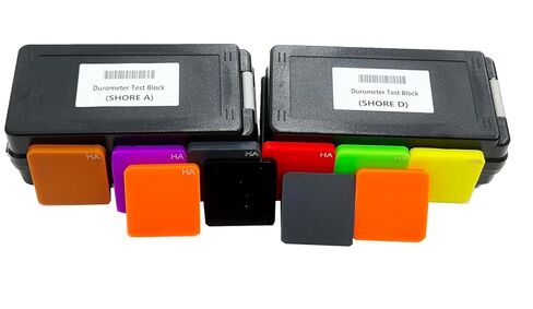 Shore Hardness Test Block Type A Type D 10 Different Color Blocks for Shore A Shore D Durometer Rubber Hardness Tester Shore A D Hardness Meter in Saudi Arabia