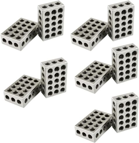 Replacement-Parts For 1-2-3 blocks 23 holes .0002" MACHINIST 123 10 MATCHED PAIRS ULTRA PRECISION Mod-W91R-2298 in Kuwait