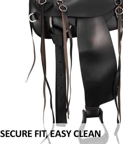Schneiders Deluxe Lightweight Round Skirt Synthetic Western Trail Saddle | Lightweight 18 lb Design | Easy-Care Synthetic | Comfortable Trail Horse Saddle in Saudi Arabia