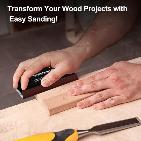 7Pcs Sanding Block Kit with Sandpaper Flexible EVA Foam Sanding Blocks Wet or Dry Autobody Sanding Kit for Woodworking Automotive Car Bodywork in Kuwait