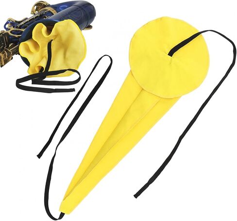 Alto Tenor Soprano Saxophone Cleaning Cloth Kit, Sax Microfiber Cleaning Cotton Cloth with Reed Case & Mouthpiece Brush & Gloves & Neck Strap, Wind Woodwind Clarinet Flute Trumpet Clean Care Swab in Saudi Arabia