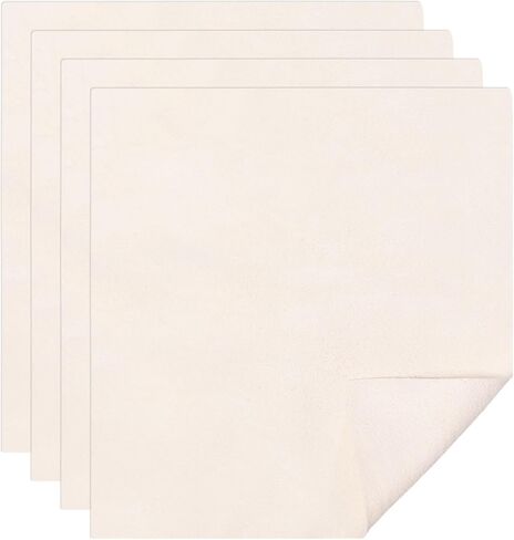 4 Pcs Piano Cleaning Cloths Piano Polishing Cloths Guitar Dusting Cloth for Violin Flute Trumpet Trombone Musical Instruments, Yellow, 5.7×5.7 Inch in Kuwait