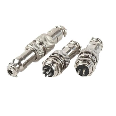 5Set GX12 Nut/Docking Type Male&Female Connector Screw Power Socket& Terminal Cable Pluggable Port(Nut Type,4P) in Kuwait