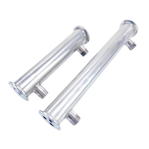 1.5 بوصة (38 مم) حلقة OD50.5 مم، مكثف ثلاثي المشبك مع خيط ذكر 1/2 بوصة لتقطير التخمير المنزلي L-300 مم، 3 أنابيب داخل المعرف 8 مم in Kuwait