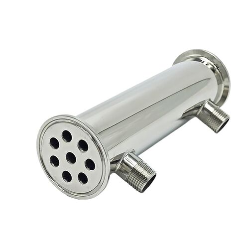 Dephlegmator 2 "51 مم (OD64mm) 304 مكثف ارتداد من الفولاذ المقاوم للصدأ ارتفاع 200 مم داخل 8 أنابيب in Kuwait