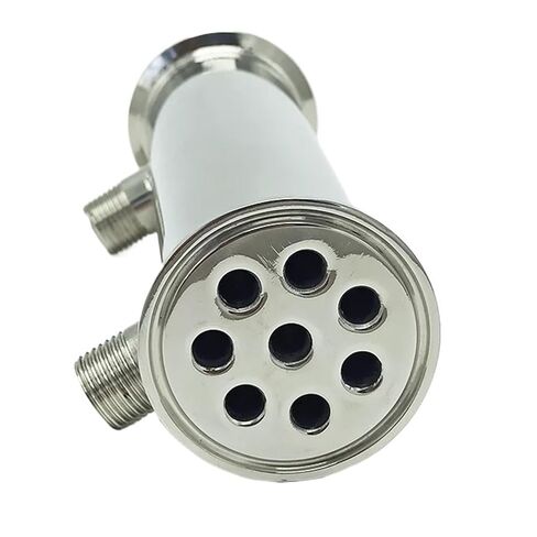 Dephlegmator 2 "51 مم (OD64mm) 304 مكثف ارتداد من الفولاذ المقاوم للصدأ ارتفاع 200 مم داخل 8 أنابيب in Kuwait