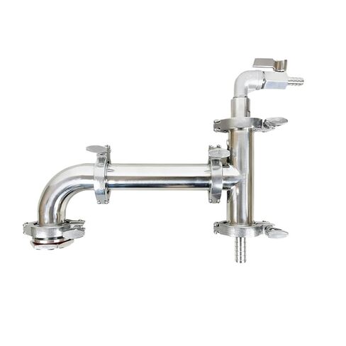 نوع جديد 1.5 "مكثف بخار ثلاثي المشبك المنزلي بدون لحام، جزء غلاية الغليان الداخلي لتقطير 304 من الفولاذ المقاوم للصدأ in Kuwait