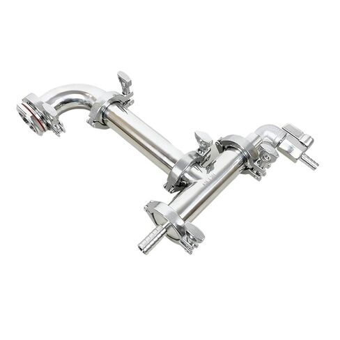 نوع جديد 1.5 "مكثف بخار ثلاثي المشبك المنزلي بدون لحام، جزء غلاية الغليان الداخلي لتقطير 304 من الفولاذ المقاوم للصدأ in Kuwait