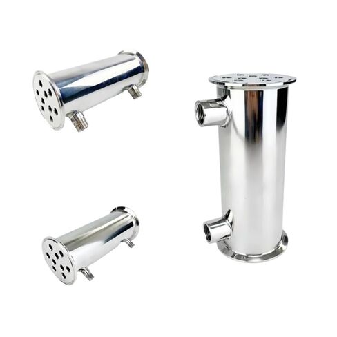 3 بوصة OD91mm، TC Dephlegmator/مكثف مع 1/2 بوصة أو 1/4 بوصة خيط ذكر/أنثى للتقطير، 9 أنابيب داخل ID 9 مم، L-200 مم، SS304 (خيط ذكر، 1/2 بوصة) in Kuwait