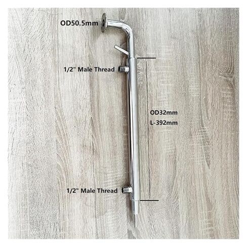 مكثف OD50.5mm مزيل البلغم الارتجاعي مع وحدة تصحيح خيط ذكر 1/2 بوصة، عمود، التقطير، SS304 in Kuwait