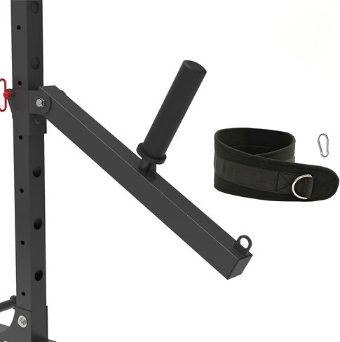 Belt Squat Lever Arm for 2x2 and 2x3 Power Racks, Includes Squat Belt, Fits 1" & 2" Weight Plates and 1" Hole Design in Saudi Arabia