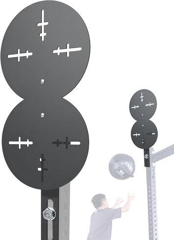 هدف كرة الحائط | لوحات فردية ومزدوجة شديدة التحمل لتدريب كرة الحائط، هدف كرة طبية لقفص الطاقة والرفوف، واللياقة البدنية في صالة الألعاب الرياضية تعزز القوة والقوة المتفجرة in Kuwait