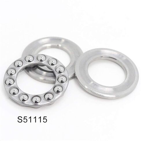S51115 ABEC-1 محامل كروية من الفولاذ المقاوم للصدأ S 51115 محمل 7510019 مم in Saudi Arabia