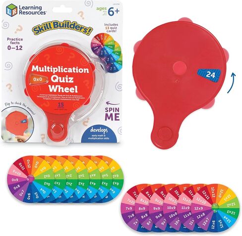 Learning Resources Skill Builders! Letter Quiz Wheel, Alphabet Flash Cards, Reading Games, Sight Words Flash Cards Kindergarten, Ages3+, 28 Pieces in Kuwait