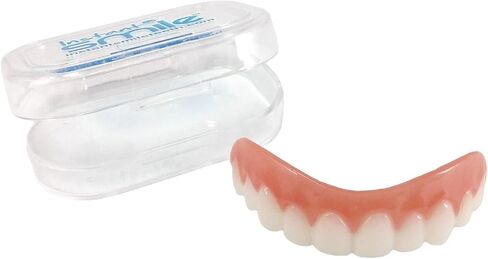 Instant Smile Flex 2 Pack Plus 2 Beads - Bright White Shade - One Size Fits Most - Cosmetic Teeth Veneers in Kuwait