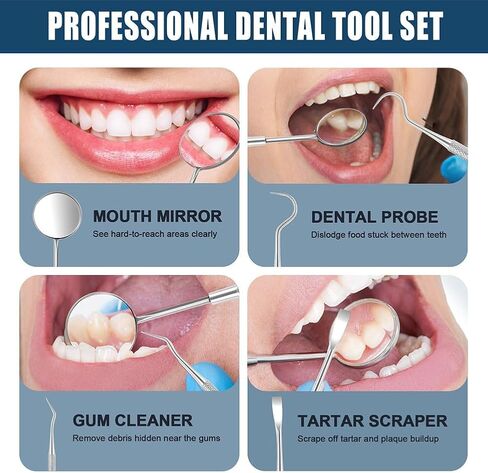 DIY Moldable Tooth Beads Kit, Temporary Tooth Gap Cover for Missing or Broken Teeth, Cosmetic Appearance Accessory in Kuwait