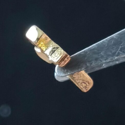 أحجار كريمة أسنان شامون 8K جوهرة ذهبية صلبة، شكل متقاطع حوالي 5 مم نمط الهيب هوب الشرير ديكور جمالي ابتسامة احترافية قطعة واحدة in Saudi Arabia