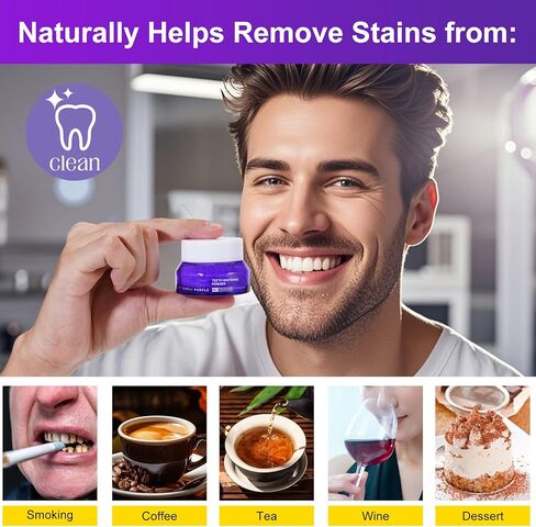 Enamel-Safe Teeth Whitening Powder – Gentle on Teeth – No Sensitivity Formula – Removes Stains – 15g Breath Freshening Whitening Powder in Kuwait