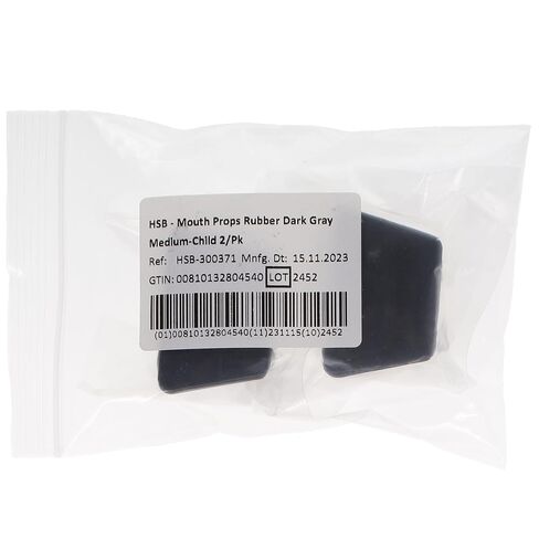 300371 HSB Mouth Props Rubber Dark Gray Medium Child 2/Pk in Saudi Arabia
