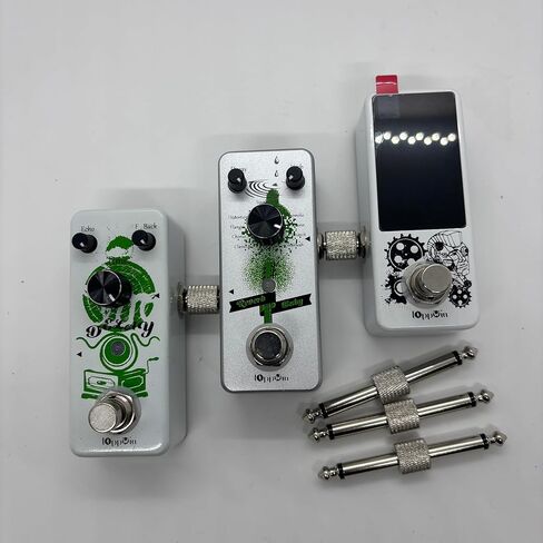 Acoustic Guitar Simulator Pedal & IOppWin 5-Pack 6.35mm Mono Male to Male Patch Cables in Kuwait