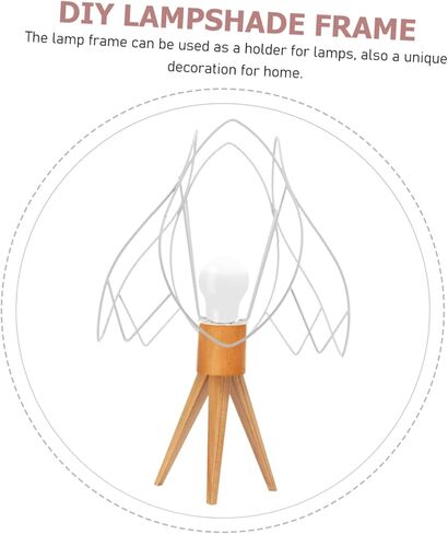 إطار عاكس الضوء DIY إطار حديدي معدني لمصباح الطاولة حامل عاكس الضوء قابل للتعديل لصناعة تركيبات إضاءة متوافقة لديكور المنزل والمشروعات الإبداعية in Saudi Arabia