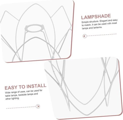 إطار عاكس الضوء DIY إطار حديدي معدني لمصباح الطاولة حامل عاكس الضوء قابل للتعديل لصناعة تركيبات إضاءة متوافقة لديكور المنزل والمشروعات الإبداعية in Saudi Arabia