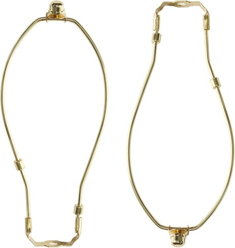 مجموعتان من حاملات القيثارة المتينة لظل المصباح والجزء العلوي المتطابق، ملحقات الإضاءة القابلة للفصل، طقم قيثارة المصباح DIY، دعامة عاكس الضوء لمصابيح الأرضية/الطاولة (8 بوصة) in Kuwait