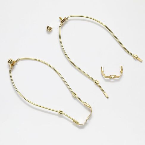 مجموعتان من حاملات القيثارة المتينة لظل المصباح والجزء العلوي المتطابق، ملحقات الإضاءة القابلة للفصل، طقم قيثارة المصباح DIY، دعامة عاكس الضوء لمصابيح الأرضية/الطاولة (8 بوصة) in Kuwait