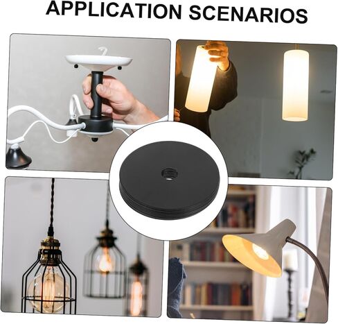 BESPORTBLE 10pcs Lamp Covers Circles for Table Floor Lamps Sturdy Iron Shade Holder for Rewiring and Repair Disc for Home Decor and Lighting Enhancement in Saudi Arabia