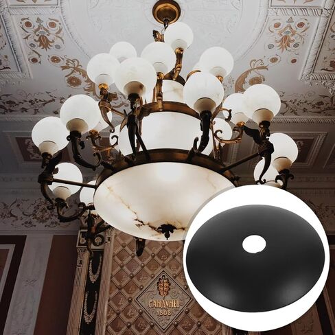 Chandelier Base Tray Ceiling Canopy Metal Pendant Light Fixture Plate Cover 1.97 Inch Diameter Moisture Resistant for Diy Ceiling and Wall Lights in Saudi Arabia