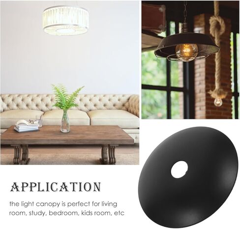 Chandelier Base Tray Ceiling Canopy Metal Pendant Light Fixture Plate Cover 1.97 Inch Diameter Moisture Resistant for Diy Ceiling and Wall Lights in Saudi Arabia