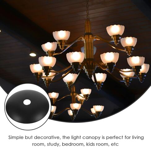 Chandelier Base Tray Ceiling Canopy Metal Pendant Light Fixture Plate Cover 1.97 Inch Diameter Moisture Resistant for Diy Ceiling and Wall Lights in Saudi Arabia