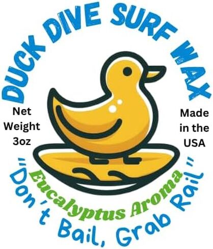 Duck Dive Eucalyptus Aroma Surf Wax is a Premium, eco-Friendly Wax for Surfboards, skimboards, and wakeboards—Designed for All Water Temps with a Unique Shape, Lasting Grip, and Refreshing Scent. in Kuwait