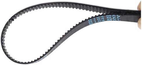 129MXL(B162MXL) Close Loop Pulley Timing Belt 10mm Width 2.032mm Pitch 329.184mm Perimeter Black Rubber Synchronous Belt Trapezoid-shaped Teeth (129MXL(B162MXL)-10mm width) in Kuwait