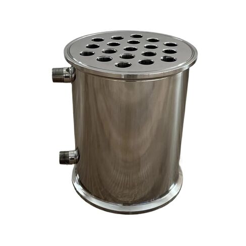 6 "OD166.7mm مكثف ارتداد Dephlegmator مع 1/2" ارتفاع خيط الذكور 200 مم داخل 19 أنبوبًا in Saudi Arabia