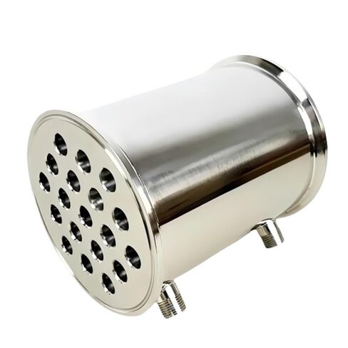 6 بوصة OD166.7 مم، مزيل البلغم بخيط ذكر 1/2 بوصة، ارتداد، مكثف التقطير، 19 أنبوبًا بالداخل، الطول 200 مم، SS304 in Kuwait