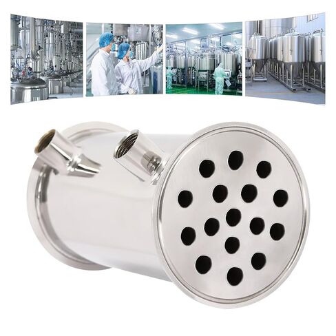 1/2" Dephlegmator Reflux Condenser 16 Holes 304 Stainless Steel for Distillation Column in Saudi Arabia