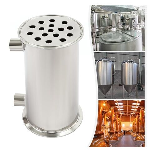 1/2" Dephlegmator Reflux Condenser 16 Holes 304 Stainless Steel for Distillation Column in Saudi Arabia