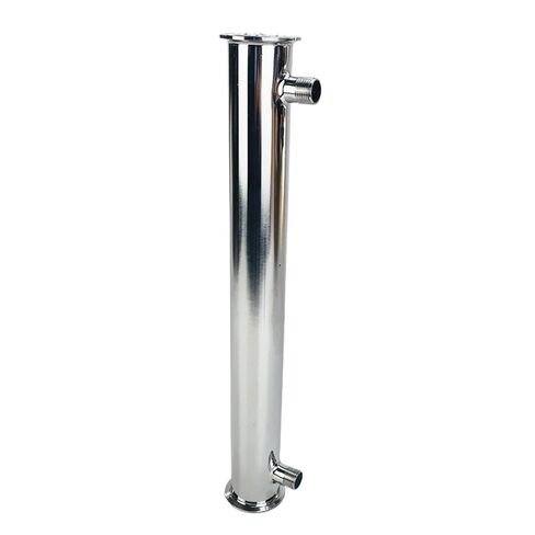2" 51mm(OD64mm) Distiller Condenser, Reflux,Dephlegmator. Length 450mm,with 1/2" Male Thread in Saudi Arabia