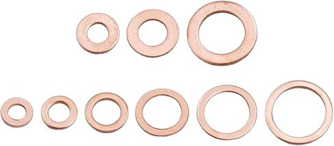 200-Piece Copper Diesel Injector Seal Washer Installation Kit For Car,ForMarine,ForGenerator,ForMachinery And ForPlant Engines,For M5 To For M14 Sizes in Saudi Arabia