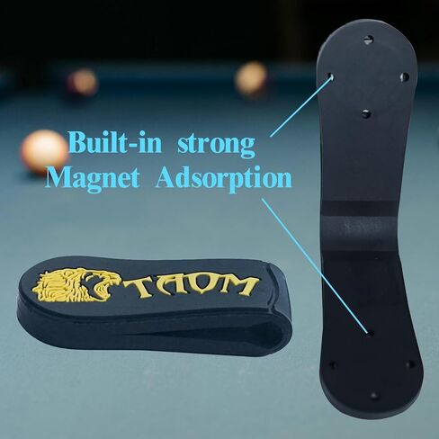 حامل طباشير حمام السباحة المستدير من Banly - حامل طباشير حمام السباحة المحمول، حامل طباشير مغناطيسي صغير للبلياردو، حاوية طباشير حمام السباحة، مشبك من السيليكون لحاملي الطباشير المغناطيسي الصغير in Kuwait