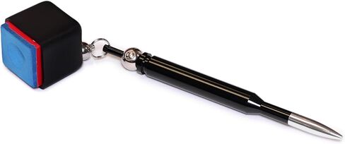 OKKO Bullet Pocket Chalker Billiard Pool Cue Chalk Holder Black in Saudi Arabia