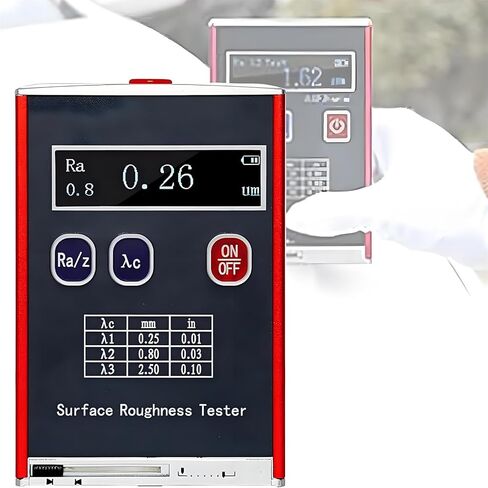 جهاز اختبار خشونة الأسطح لقياس الدقة العالية، نطاق القياس Ra/Rq 0.05~15.0μm Rz/Rt 0.1~50.0μm، أداة فحص الأجزاء مع شاشة LED in Saudi Arabia