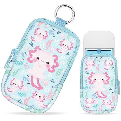 قضية رذاذ مطهر كات يدوي ، حقيبة مُمثل اليدين اللطيفة ، حقيبة سحاب ، ملحق أزياء مع خطاف Snap for Glow Mist و Power Mist 1fl Oz in Kuwait