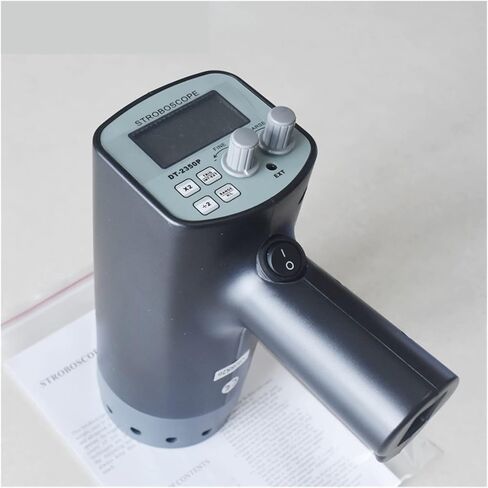 Stroboscope, Portable Stroboscope DT-2350PA Digital Tachometer Handheld Wide Measurement Range 50-12000 FPM Digital Flash Analyzer Tachometer for Maintenance in Saudi Arabia